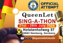 QueenLet embarked on Sing-A-Thon, Guinness world record attempt QueenLet embarked on Sing-A-Thon, Guinness world record attempt