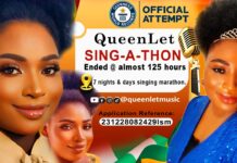 Germany-based Musician QueenLet sing-a-thon ended at almost 125 hours (video) QueenLet sing-a-thon