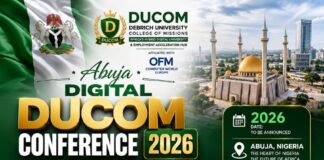 Abuja Digital DUCOM Conference 2026: Discover the 4D Digital Ecosystem, AI Skills, Entrepreneurship and the Future of Employment Abuja Digital DUCOM Conference 2026, Debrich University College of Missions